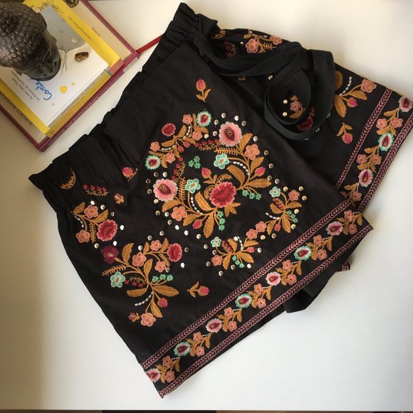 Stellino embroidered Skort size 6-10 - Picture 3 of 16